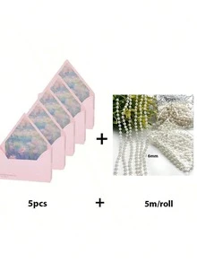 5pcs Love Letter Flower Bouquet Gift Box, Handheld Flower Box, DIY Creative Envelope Viral Floral Folding Gift Box, Fresh Flower Packaging Box - Multicolor - View 14