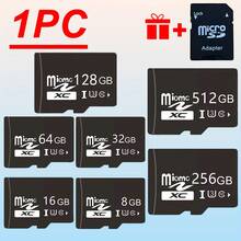 1件 512GB/256GB/128GB/64GB/32GB/16GB 高速快閃 TF 卡附轉接卡 - U3 C10 記憶卡，相容於平板電腦、相機、手機、筆記型電腦、PC、汽車音響、遊戲主機 - 優雅記憶卡設計 | 耐用結構，適用於數位相機 - 黑色 - 查看 7
