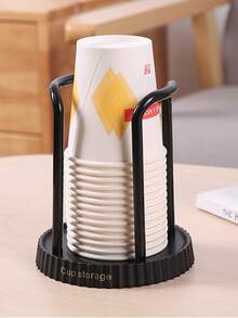 1个简易圆形一次性杯架 - 彩色 - 查看 5