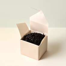 20g/100g/500g/1000g Black Crinkled Raffia Paper Shreds, Vacuum Packed, Suitable For DIY, Valentine's Day, Galentine's Day, Candy Box Decor, Birthday, Wedding, Chinese New Year, Fragile Item Protection, Party Supplies, Creative Gift Box Filler And Decor Materials