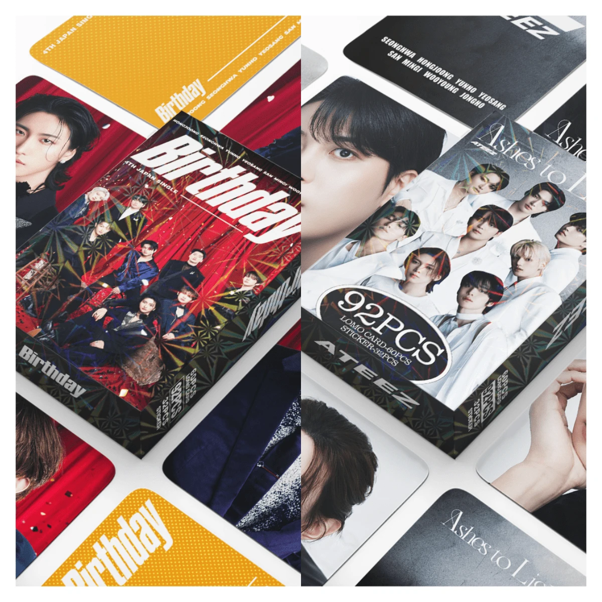 KPop ATE 专辑《BIRTHDAY/Ashes To Light》小卡，专辑小卡，高品质小卡，收藏卡，粉丝周边商品 - 彩色 - 查看 1