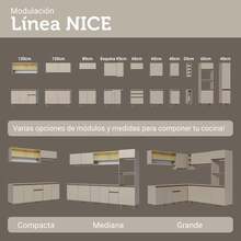 Mueble De Cocina Para Horno Madesa Nice 60cm Crema - Beis - Ver 8