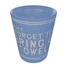 VASO SHOT TOALLIN 2 PIEZAS - SOUTH PARK - Neblina azul - Ver 4