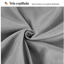 Juego de Sábanas Hogar 4 Piezas | Poliéster Duradero | Color Sólido Varios Tonos | Sábanas Ajustadas +Plana+ Fundas | Regalo Útil - 06 gris oscuro - Ver 4