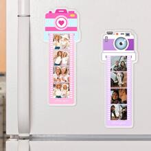 Customized Photo Fridge Magnets For Home Decor, Personalized Couple Family Dog And Cat Photo Magnets, Custom Face Fridge Magnets For Mothers And Friends - Color - View 7