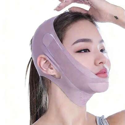 1pc/Pair Double Face Lifting Strap, Beauty Double Chin Face Contour Lifting Tool, Elastic & Breathable