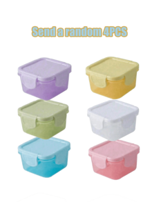 8/4/2/1pcs Mini Food Storage Containers, Mini Transparent Containers, Sealed Boxes, Transparent Food Storage Boxes, Kitchen Lunch Boxes Refrigerator Sealed Containers, Small Food Containers Sealed Boxes, Multi-Functional Seasoning Boxes, Kitchen, Back To School, Student Lunch Boxes - Multicolor - View 10