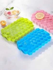 1个硅胶圆形冰格，易脱模家用冰格 - 彩色 - 查看 2