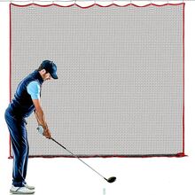 10x10英尺重型高尔夫练习网及多功能运动训练屏障 - 3毫米聚酯网布，加固缝线，便携式高尔夫练习网，室内/室外训练击球网，多功能运动屏障网，适用于高尔夫球、棒球、足球等运动。 - 彩色 - 查看 5
