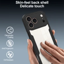 Hadaasi 1件淡粉色 360°全包覆 TPU+PC 2合1 壓克力雙面防摔矽膠手機殼，拼色超薄款，適用於 Apple 17e/17pro/17promax/17Air/17/16pro/16promax/16plus/16/16E 及 Galaxy S26Ultra/S26Plus/S26/S25FE/S25Ultra/S25Plus/S25/S24Ultra/S24Plus/S24/A56/A36/A26/A07/A17/A55/A35/A25/A15/A24/A34/A14/A16 - 淺粉色 - 查看 7