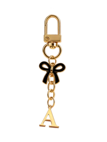 Black Bow Tie Letter Keychain Pendant, Letter Bow Tie Keychain, A-Z Letter Bag Charm, Personalized Letter Keychain, Suitable For Bags, Backpacks, Wallets, Earphone Cases, Car Keys, Graduation Season, Back To School Season, Wedding Season, Holiday Gifts, Birthday Gifts, Valentine's Day Gifts, Mother's Day Gifts And Other Small Gifts - Multicolor - View 20
