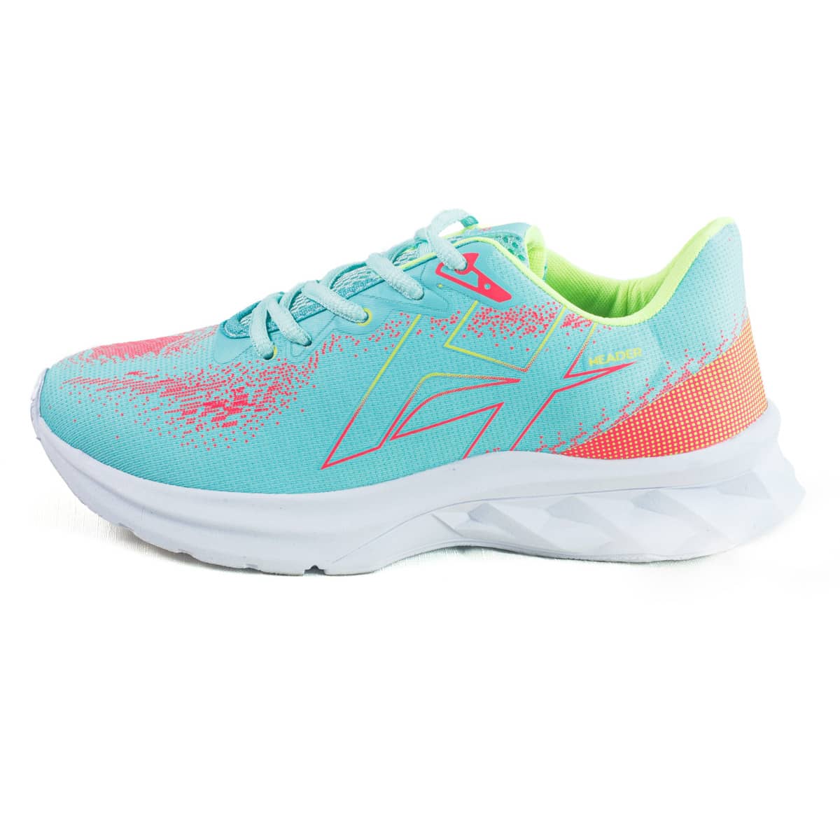 Tênis Academia Feminino Esportivo Gym Fitness Academia Treino Corrida Moderno Leve Macio Carnaval - Verde Água - Visão 4