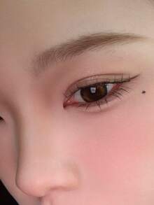 80pcs 10-Row High Capacity Handpainted Fox-Themed New Chinese Style Soft Natural B-Curl False Eyelashes - B - View 5