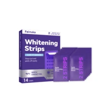 一盒包含14片紫色牙齿美白贴。这些美白贴方便日常居家使用，易于贴敷，可提亮美白牙齿，有效去除牙齿黄渍。使用方便，温和不刺激口腔。 - 紫色亮澤護理牙貼 - 查看 13