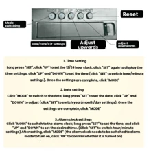 LED Digital Alarm Clock With Transparent Temperature And Humidity Meter, Displaying Weather, Temperature, Date, 12/24 Hour Calendar, Simple Transparent Desktop Electronic Clock With Large Screen Temperature And Humidity Meter Alarm Clock, School Gift For Christmas And Halloween, Condition Display, Classroom Learning Tool, Transparent Digital Clock, Weather Temperature Display, Transparent Design, Clear Acrylic Appearance, Precise Sensor, Lightweight Structure, Suitable For Home And Office Users