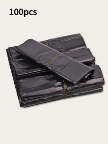 50/100 túi rác nhà bếp di động, thích hợp cho thùng rác trong văn phòng, phòng khách, nhà bếp và phòng tắm - Chất liệu dày dặn, độ đàn hồi tốt, không mùi và đa năng: Túi rác miệng phẳng thích hợp cho nhà bếp, phòng khách, phòng ngủ, phòng tắm, phòng ăn và văn phòng trong nhà, cũng như trong ô tô và khu vực ngoài trời. - màu đen - Xem 11