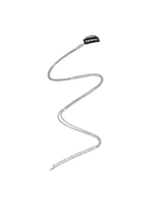 1pc Crystal Rhinestone Hair Chain With Tassel Hair Clip, Unique Shiny Hair Accessory - Multicolor - View 6