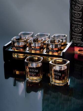 Customized Shot Glass, Personalized Shot Glass Gift, Suitable For Parties, Family Gatherings, Friends Gatherings, Birthday Shot Glass, Anniversary Gift (For Her)