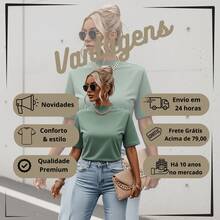 Women T-Shirts - 薄荷綠 - 查看 6