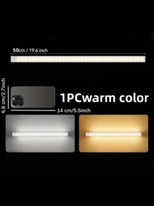 LED房车照明灯管和灯条，智能感应灯，双用途无线充电衣柜/卧室灯，磁吸式长夜灯，USB充电房车/旅行照明，房车配件室内照明 - 彩色 - 查看 12