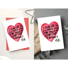 1pc Funny Love Greeting Card - Cheerful, Amusing Birthday, Anniversary, Engagement, Valentine's Day, Proposal Card To Wife, Husband Or Anyone - Express Your Feelings In A Humorous, Sincere, Romantic Way, Also Suitable For Christmas, Back To School, Stationery Supplies And Other Occasions - Multicolor - View 10