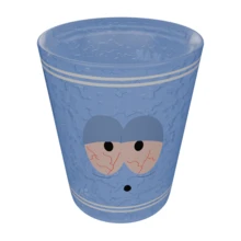 VASO SHOT TOALLIN 2 PIEZAS - SOUTH PARK - Neblina azul - Ver 5