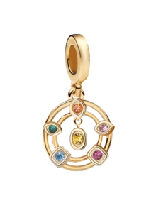 1pc 925 Sterling Silver 6 Beads Energy Stone Pendant, Suitable For Women Jewelry DIY Bracelet - Beads 2 - View 15