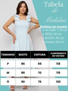 Vestido feminino midi de 2 alças com detalhe de laço nas alças, contem fechamento de ziper. - Branco - Visão 11