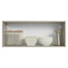 Alacena Gabinete Superior Cocina Madesa Nice 80cm Crema - Beis - Ver 5