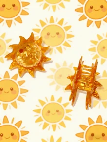 1pc Cute Animal, Ocean, Fruit, Strawberry, Cat, Dog Casual Party Acrylic Shark Claw Hair Clip, Versatile Cartoon Cat Claw Hair Clip, Popular Sweet Fruit Series Hair Clip, Animal Hair Clip Women Hair Accessories Elegant Hair Claws Fashion Claw Clip Summer Beach Vacay - Multicolor - View 6