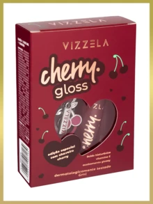 Vizzela Cherry Gloss 6ml (Special Edition With Cherry Keychain) - 櫻桃光澤 - 查看 3