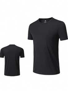 Men 5pcs Solid Undershirt