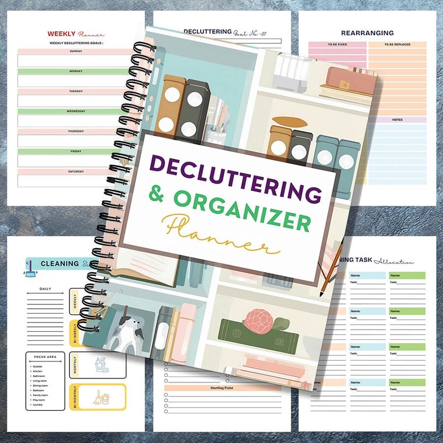 A Practical Guide To Home Organization And Planning, Effectively Helping To Control Clutter, Ideal As A Gift - Multicolor - View 1