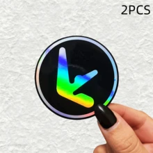 [Aphex Twin Logo Vinyl Sticker] Aphex Twin Logo Waterproof Vinyl Sticker - Durable Indoor/Outdoor Sticker For Car, Laptop, Water Bottle | Glossy Finish, Mechanical Sticker | Retro Style Sticker | Durable Vinyl Sticker School Supplies - Multicolor - View 17