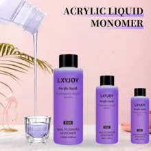 30毫升/60毫升/120毫升丙烯酸单体液 - 专业丙烯酸单体液，美甲延长液，美甲系统套装，快干，丙烯酸美甲延长，丙烯酸美甲刷，美甲系统套装，丙烯酸美甲延长，快干，适合初学者DIY家庭和专业美甲沙龙使用，丙烯酸美甲贴纸 - 彩色 - 查看 3