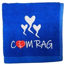 1pc 30*30cm Embroidered Letter Funny Face Towel, Suitable For Boyfriend, Honeymoon Gift, Thanksgiving, Christmas, Valentine's Day, Partner's Birthday, Wedding Anniversary, White Elephant, Gag Gift Bathroom Decor - Multicolor - View 7