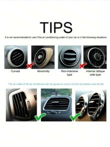 Giá đỡ điện thoại kẹp gắn cửa gió ô tô, giá đỡ điện thoại đa chức năng, giá đỡ điện thoại điều chỉnh được tương thích với iPhone, điện thoại Android, quà tặng sinh nhật, gia đình, bạn bè, giá đỡ điện thoại gắn cửa gió mùa hè, phụ kiện ô tô, giá đỡ điện thoại ô tô - A - Xem 6