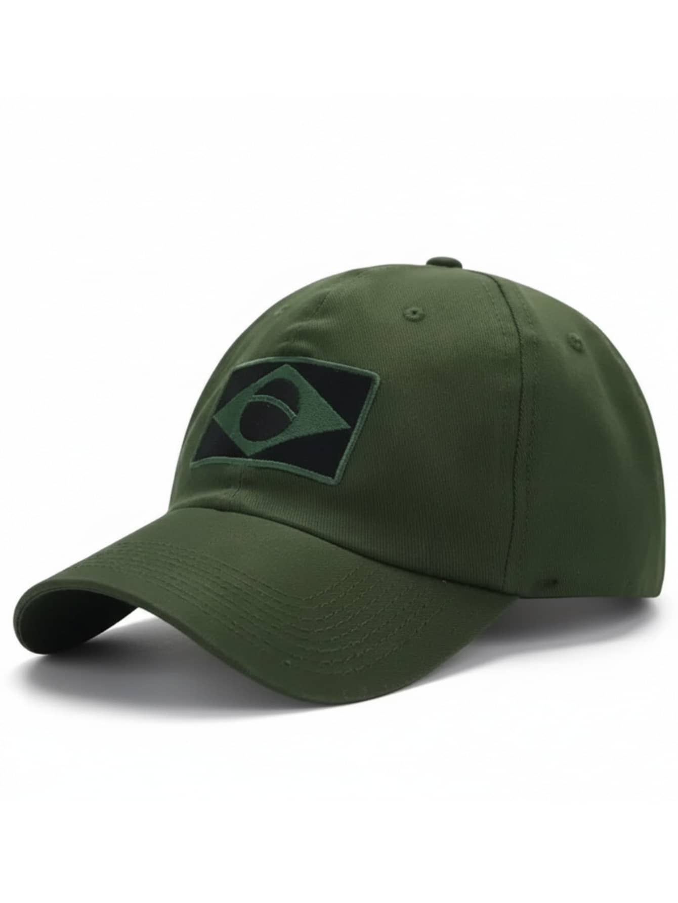 Brazil Flag Camouflage Tactical Military Army Men's Patriot Cap Black Beige Navy Blue Cotton - màu xanh lá - Xem 1