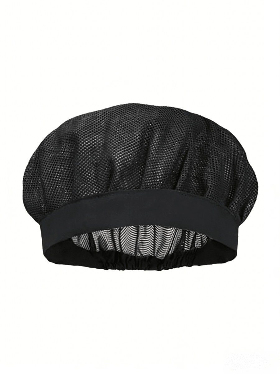 1pcs/3pcs Breathable Mesh Chef Hat Kitchen Cooking Chef Hat Adjustable Food Service Hair Net Reusable Washable Mesh Bouffant Hat (Black) (Pink) (White) - 彩色 - 查看 1