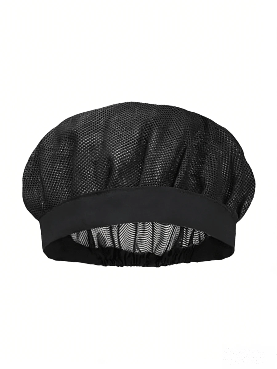 1pcs/3pcs Breathable Mesh Chef Hat Kitchen Cooking Chef Hat Adjustable Food Service Hair Net Reusable Washable Mesh Bouffant Hat (Black) (Pink) (White) - 彩色 - 查看 1