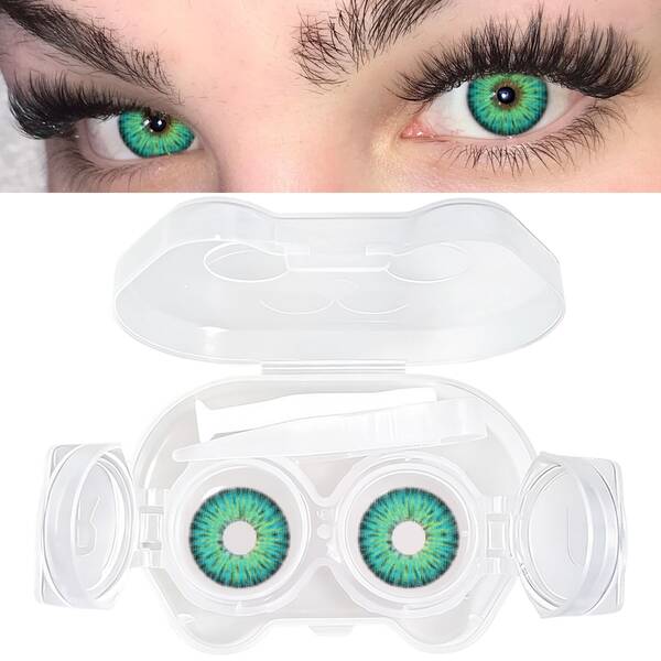 5 Pairs Of Colored Contact Lenses, With Options For Different Colors Color Contact Lenses For Annual Use For Eye Makeup, Role Playing, Festival Event Dress Up Halloween Costume Cosplay