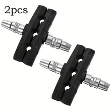 4pcs Symmetric V-Brake Pads, 70mm, Suitable For Mountain Bikes And City Bikes, Bicycle Brake Pads And Components - Multicolor - View 7