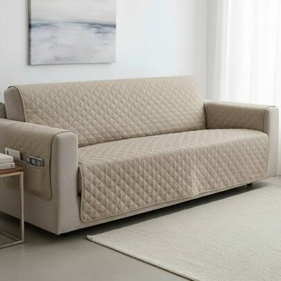 Capa de sofá Protetor Classic Face Única Com Porta Objetos Perfect