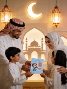 1件装时尚斋月现金卡及钱夹 - 斋月及开斋节的理想时尚礼物，优雅的钱夹（不含纸币） - 彩色 - 查看 3