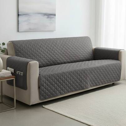 Capa de sofá Protetor Classic Face Única Com Porta Objetos Perfect