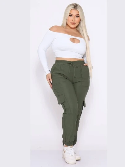 Calça Feminina Jogger Cargo