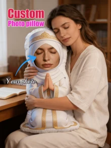 1 Stück personalisiertes Gesichtsfoto Kissen, Kissen, Kissen Hängeaccessoire Anhänger, personalisiertes Kissen mit beidseitigem Muster, personalisiertes lustiges Koch-Charakter Gesichts-Kissen, DIY lustiges neuartiges Gesichts-Kissen, leicht zu reinigen, einzigartiges Geschenk geeignet für Geburtstage - Paar - Übersicht 9