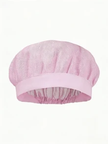 1pcs/3pcs Breathable Mesh Chef Hat Kitchen Cooking Chef Hat Adjustable Food Service Hair Net Reusable Washable Mesh Bouffant Hat (Black) (Pink) (White) - Nhiều màu - Xem 4