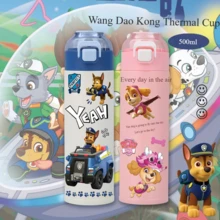 Paw Patrol Stainless Steel Insulated Water Bottle, Heat-Resistant, For Men, Women, Students - Multicolor - View 9