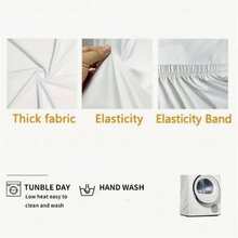 1/2/4/6pcs Beige Base With Hand-Painted Floral And Rabbit Decorative Buffalo Plaid Pattern, Festive Easter Design, Digital Placement Print, Stretchy Fabric Chair Covers, Suitable For Easter Indoor Home And Dining Room Decor, Visually Appealing And Reusable. - Multicolor - View 9